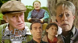 BEST BITS One Foot in the Grave 96 Christmas Special  One Foot in the Grave  BBC Comedy Greats [upl. by Anomis]