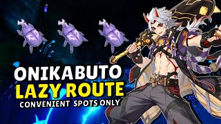 Onikabuto Farming Route  EASY amp LAZY ROUTE  SPED UP X2 TO SAVE TIME [upl. by Gorrian73]