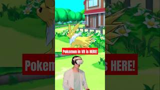 Pokemon in VR is Interesting pokemon pokemongo vr quest2 quest3 virtualreality quest [upl. by Ylurt]