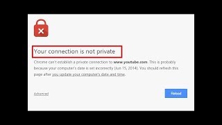 ثلاث طرق لحل مشكلة your connection is not private [upl. by Rancell691]