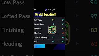 Free Beckham best trainings 💥 pes efootball pesmobile training [upl. by Lipman]