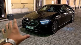 2023 Mercedes E Class 220d AMG  NIGHT Review Interior Exterior Sound [upl. by Ollayos]