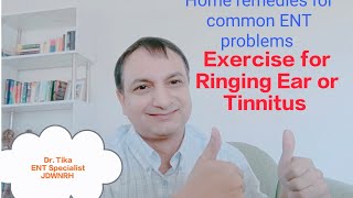 Home Remedies treatment for Ringing ears or tinnitus [upl. by Acinom]