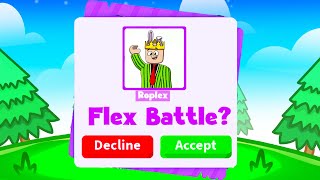 FLEX BATTLING my Fans in Rich Trading Servers adopt me [upl. by Alleira385]