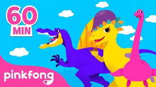 Kumpulan Lagu Dinosaurus  Elasmosaurus dan Pachycephalosaurus  Lagu Anak  Pinkfong Baby Shark [upl. by Sitarski253]