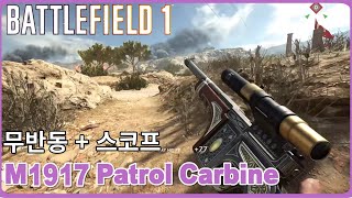 Battlefield 1 무반동에 근접 3방 그리고 스코프 M1917 Patrol Carbine [upl. by Einreb]