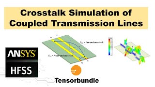 HFSS Tutorial Crosstalk in coupled transmission lines Modeling amp Simulation in HFSS [upl. by Anrim]