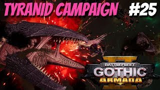 Battlefleet Gothic Armada 2  Tyranid Campaign 25  Max Difficulty  Death by Stupidity [upl. by Ecirtaed733]