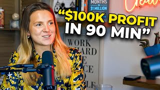 How I Profit 100K Per Month With 90 Minutes Of Content  Lauren Tickner [upl. by Vudimir]