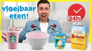 1 DAG ALLEEN MAAR VLOEIBAAR ETEN Challenge [upl. by Ludvig95]