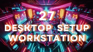 Tech Lover  27 Desktop Setup Workstation  Most Ideal Setup [upl. by Gisella]