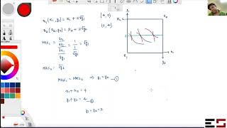 L218 Pareto efficiency Example of Quasilinear utilities u  x  2y05 [upl. by Fredericka]