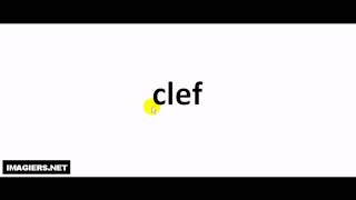 How to pronounce in French  clef [upl. by Bakemeier]