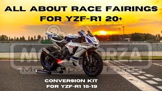 Yamaha YZFR1 2020  race fairings and conversion kit for 201519 model [upl. by Siravaj]