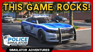 AN ACTUALLY GOOD POLICE SIM  Police Simulator Patrol Officers [upl. by Filemon378]