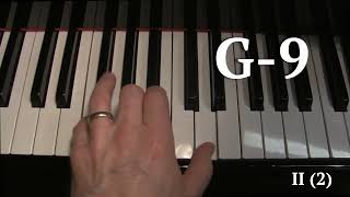 Piano  Left Hand Rootless Voicings Example 12 [upl. by Sofer]