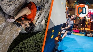 Matt Cheats Death On The Alex Honnold Free Solo Boulder  Climbing Daily Ep1468 [upl. by Blum305]