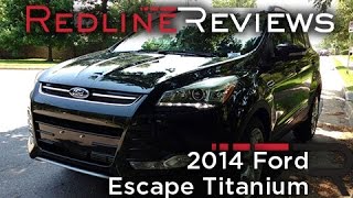 2014 Ford Escape Titanium Review Walkaround Exhaust amp Test Drive [upl. by Razid]