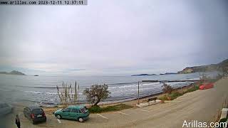 20231211 Arillas Corfu Live Webcam [upl. by Ahsinawt990]