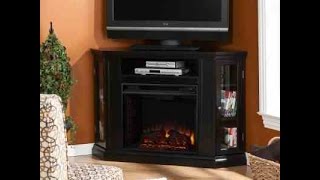 Claremont Convertible Corner Electric Fireplace TV Stand Review  One Of The Best [upl. by Arihsak271]