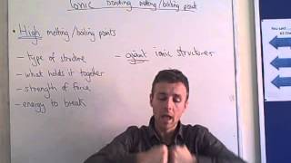 GCSE Chemistry 19 Why do Ionic Compounds have High Melting Points [upl. by Netsreik360]