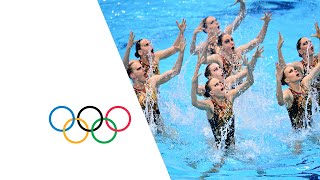 Russia Wins Teams Synchronized Swimming Gold  London 2012 Olympics [upl. by Audrit282]