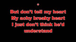 ACHY BREAKY HEART Dance Remix quotBilly Ray Cyrusquot Minus 1  Lyrics [upl. by Ydna]