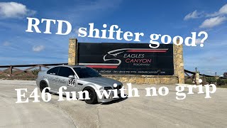 Is RTD Short Shifter good？E46 M3 on track with RTD ECR 27 CCW  big slides [upl. by Lael]