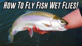 How To Catch Trout Fly Fishing With Wet Flies In Lakes amp Ponds [upl. by Jaynell]