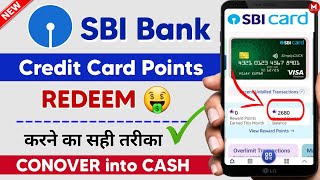 How to Redeem SBI Credit Card Reward Points into Cash SBI Credit Card Reward Points Convert to Cash [upl. by Court]