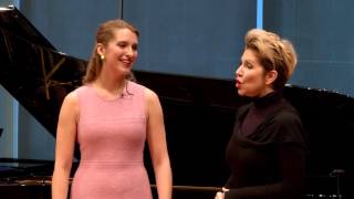 Joyce DiDonato Master Class 2015 Rossini’s “Nacqui all’affanno” from La Cenerentola [upl. by Andri]