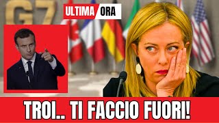 GIORGIA MELONI Il Duello Silenzioso Meloni vs Macron al G7 in Puglia [upl. by Nim774]