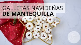 Las mejores GALLETAS NAVIDEÑAS DE MANTEQUILLA que se deshacen en la boca [upl. by Emie]