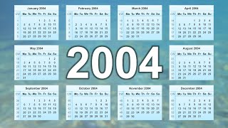 Calendar 2004 [upl. by Casteel29]