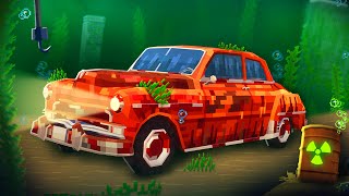 RESTORATION OF A SUNKEN CAR IN MINECRAFT [upl. by Thomson816]