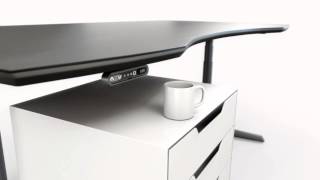 PIEZO™ Column integrated AntiCollision technology for office desks [upl. by Grube]