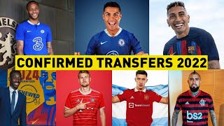 ALL NEW CONFIRMED TRANSFER NEWS 2022 SUMMER FT RONALDO RAPHINHA DE LIGT [upl. by Vinita877]