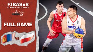 Mongolia Show Off Mongolia v Poland  Mens  Full Game  FIBA 3x3 Olympic Qualifier [upl. by Pancho]