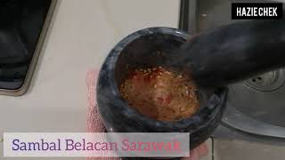 Cara Membuat Sambal Belacan Sarawak [upl. by Lulita]