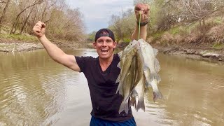 This River was LOADED with White Bass RIDICULOUS [upl. by Eilasor372]