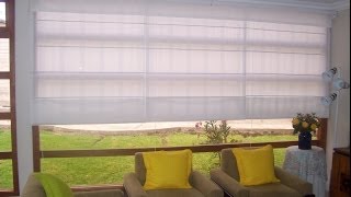 COMO HACER CORTINAS ROMANAS SENCILLO Y COMO HACER CORTINAS PARA COCINA [upl. by Orva]