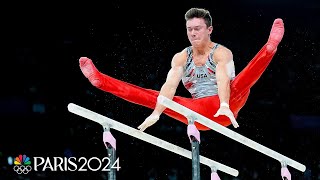 Brody Malone was UNBELIEVABLE in US gymnastics’ bronze medal effort  Paris Olympics  NBC Sports [upl. by Edivad]