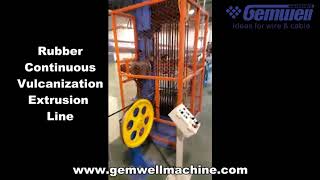 rubber continuous vulcanization extrusion line [upl. by Robinett]