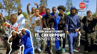 TrenchBabyStoney Ft Chkurpowe “SNOTDENA” Music Video rollin70s trending Rollin 70s Menlo Crip [upl. by Ik]