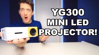 YG300 LED PROJECTOR REVIEW [upl. by Ayra801]