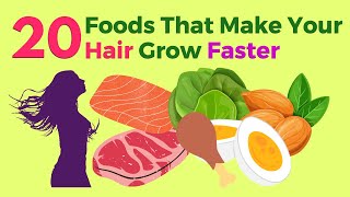 20 Foods That Make Your Hair Grow Faster  VisitJoy [upl. by Ecinaj]