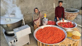 GAJRELA RECIPE BY MY GRANNY  PUNJABI RECIPE  VILLAGE COOKING  INDIAN SWEET DISH  DESSERT RECIPE [upl. by Broek]