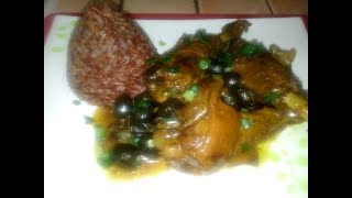 MANCHON de CANARD AU OLIVES NOIRE [upl. by Dowlen]