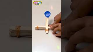 How To Make A Spoon Catapult Out Of Popsicle Sticks  Easy Life Hacks [upl. by Htezil946]