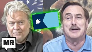 MyPillow Guy And Bannon DESPERATE To Be Offended By Minnesotas New Flag [upl. by Arral]